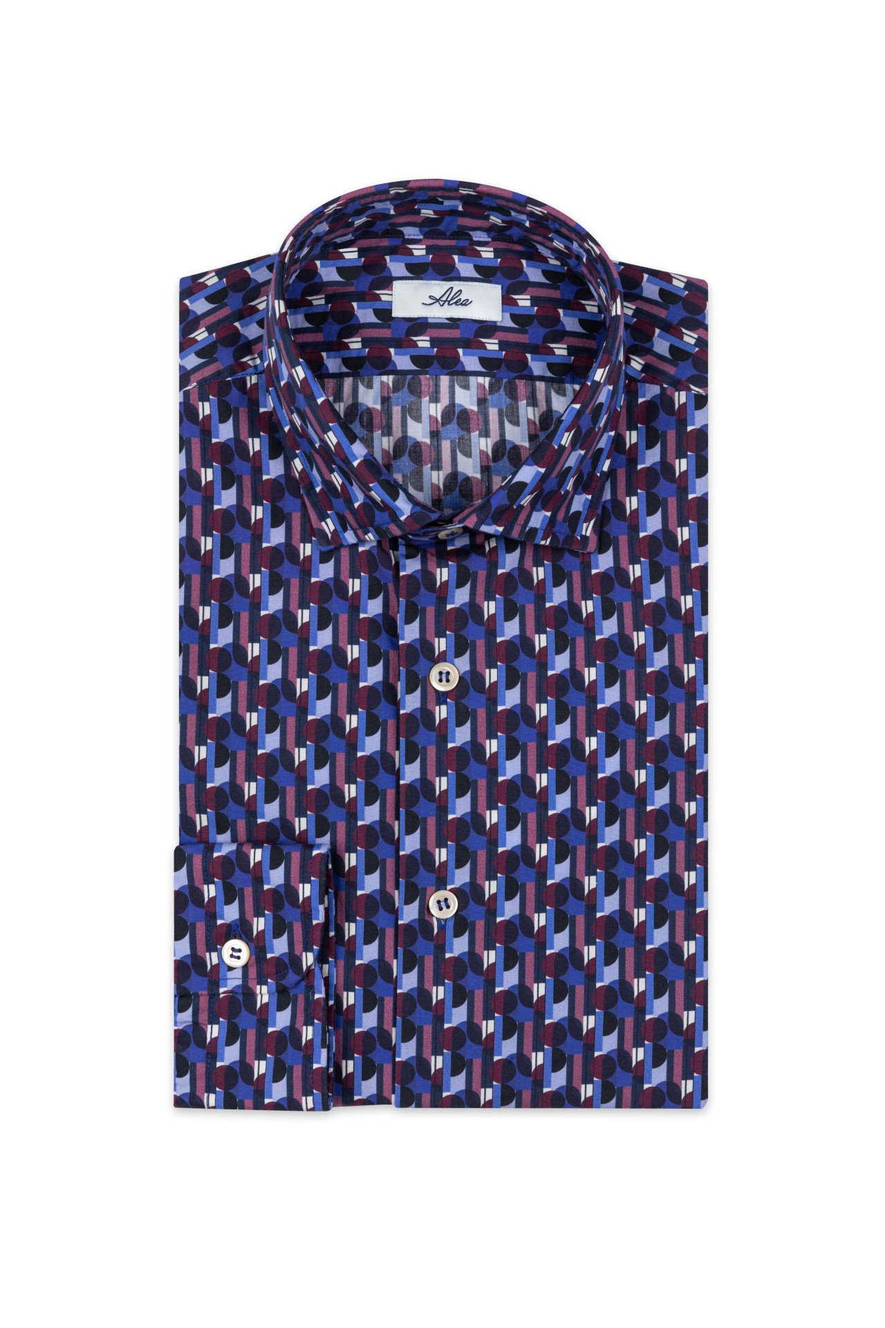 Summertime blue fantasy shirt - Alea Camicie Uomo